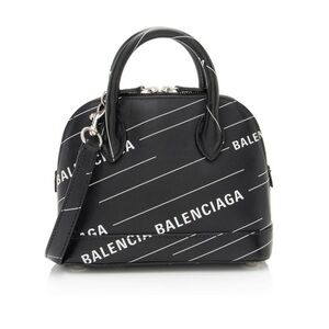 Balenciaga Logo XXS Ville Top Handle Bag